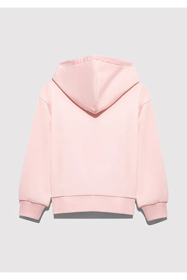 Детские свитшот для девочек с принтом Logo Printed Pink 7s10147-71007 Mavi, Gray — фото 3