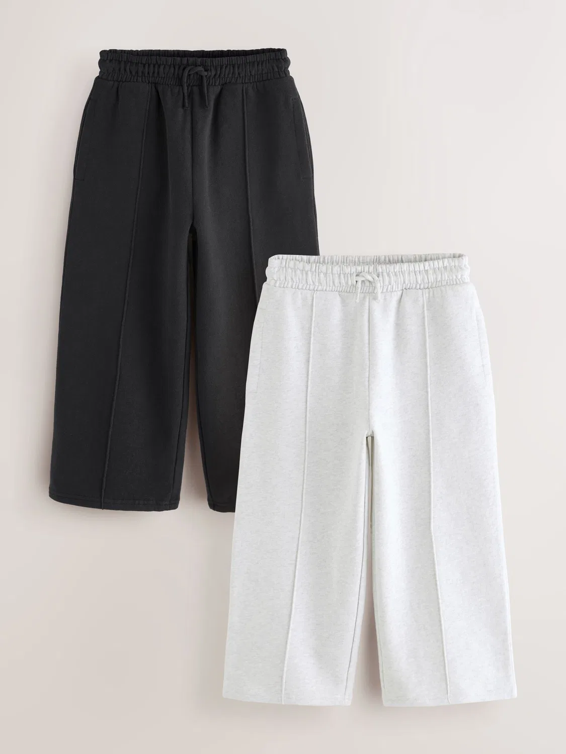 Штаны-джоггеры широкие 2 шт, Black/Grey Next