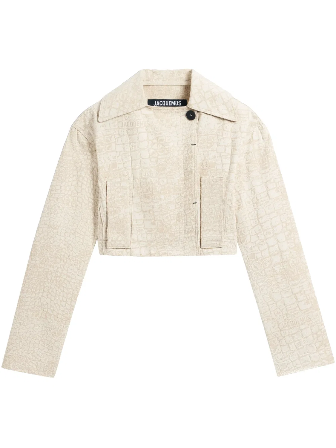 Джинсовая куртка Nîmes Marino хлопок Jacquemus, нейтральные