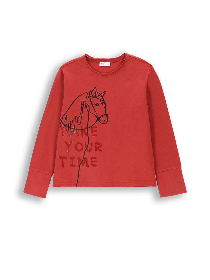 

Толстовка Coccodrillo T-Shirt mit langen Ärmeln, цвет dunkelrot