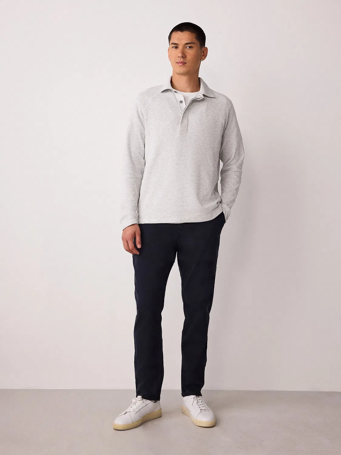 Чиносы slim fit Motionflex Next, темно-синий — фото 2