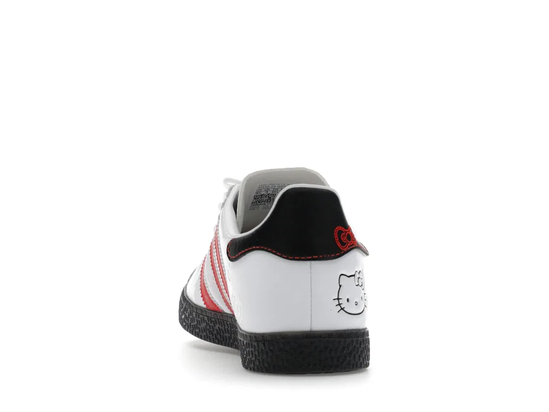 Детские кроссовки Lifestyle с принтом Hello Kitty Adidas Gazelle, White/Red — фото 4