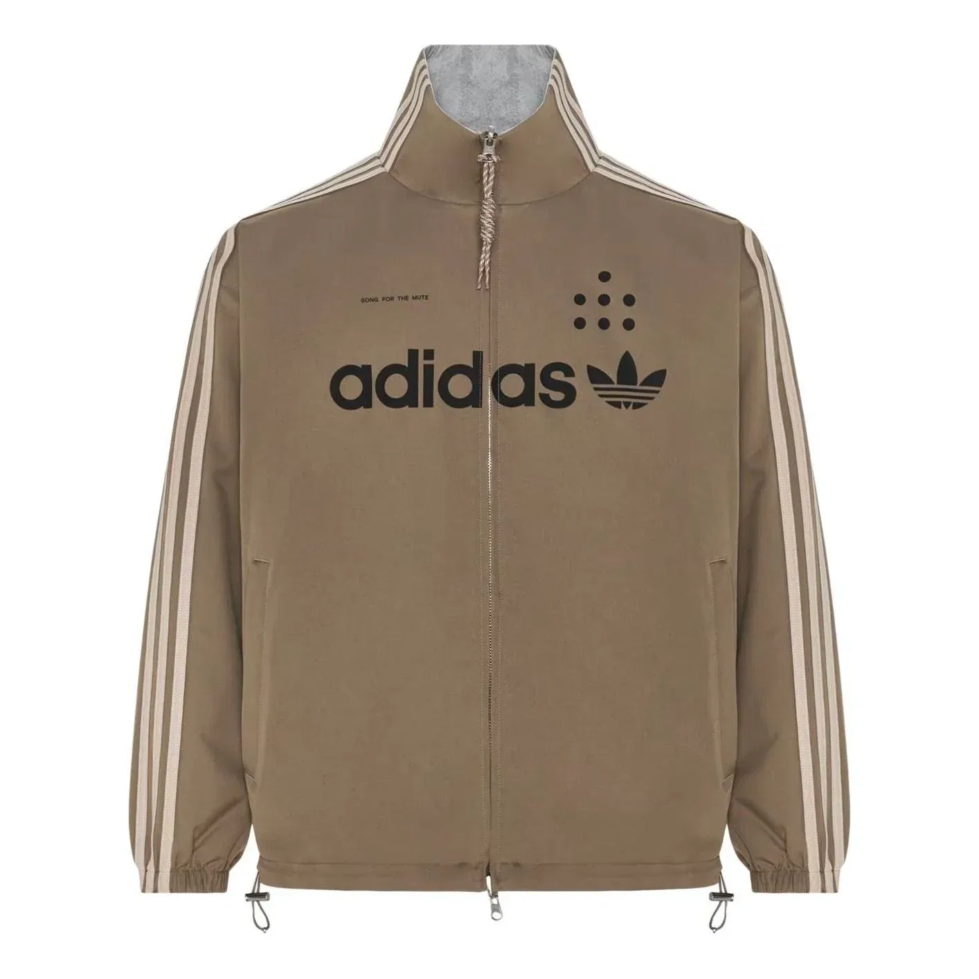 Мужская куртка Song for the Mute Adi008 RVSN Track Top Asia Sizing 'Khaki Grey' adidas, Khaki Grey