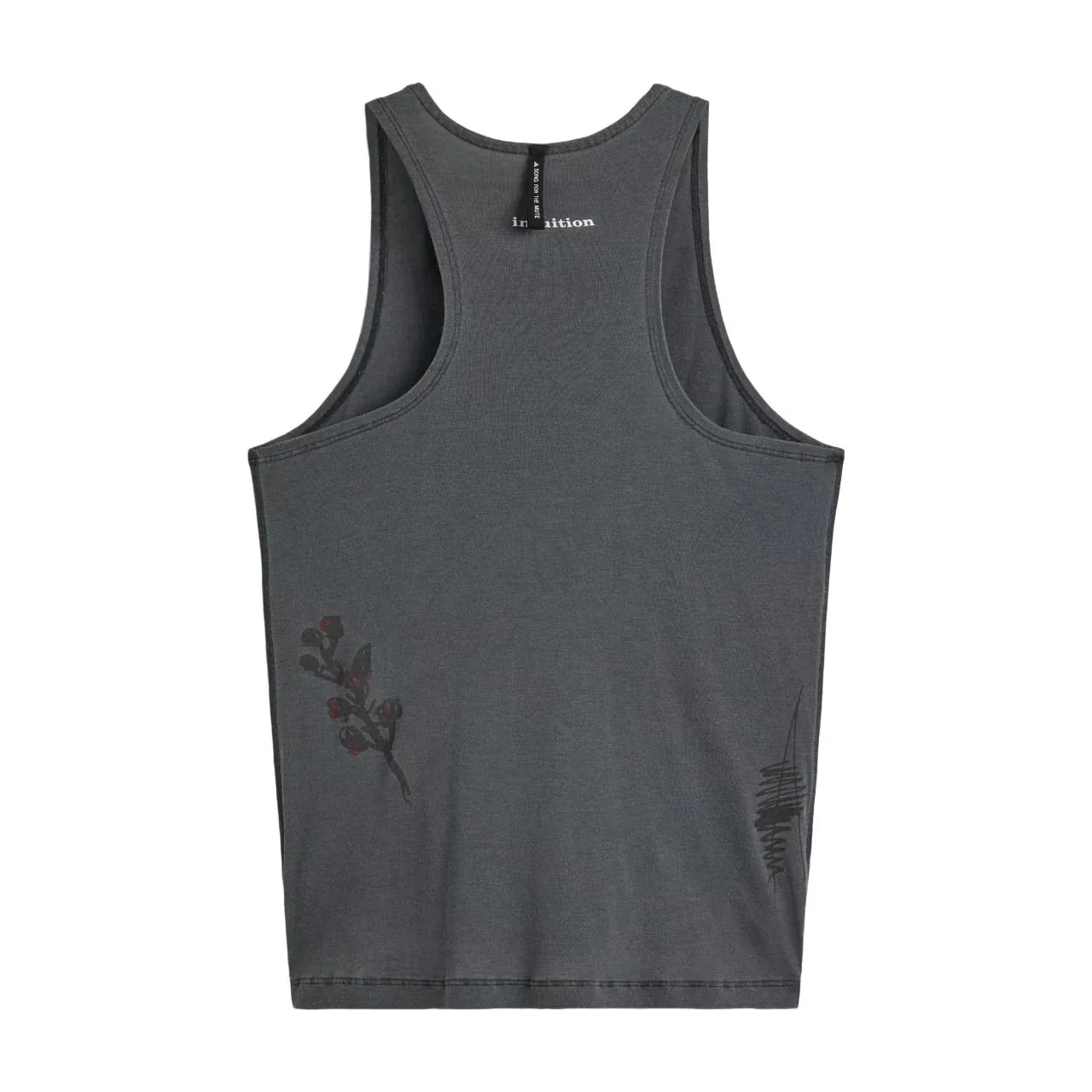 Женский топ Song For the Mute Tank Top Asia Sizing 'Carbon' adidas, Carbon — фото 2