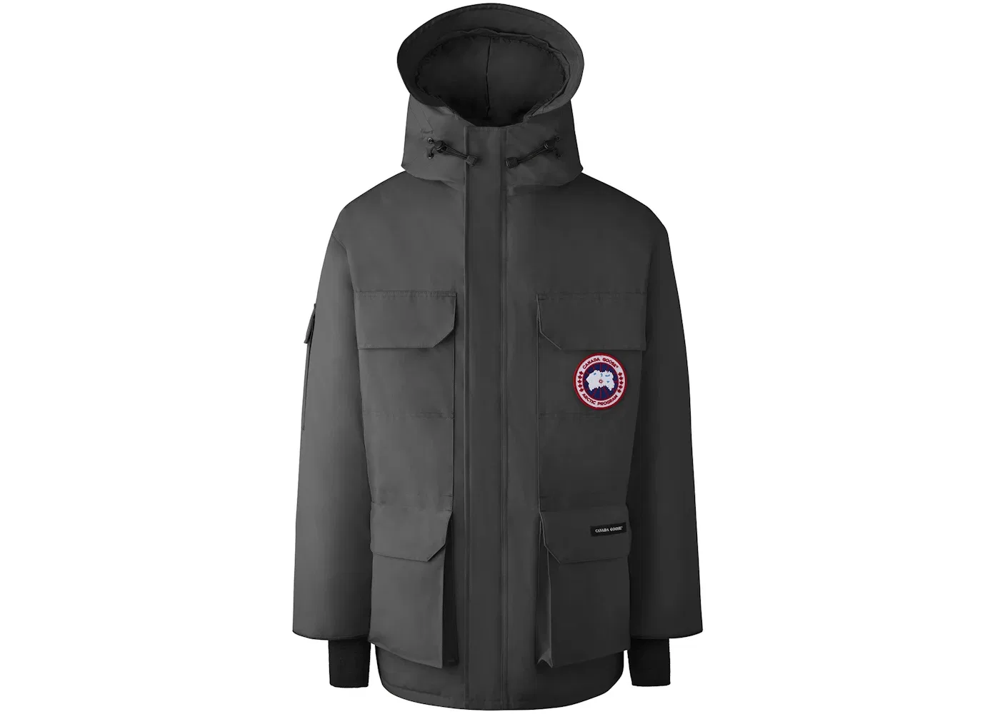 Мужское пальто-парка с длинным рукавом Parka Canada Goose, Graphite