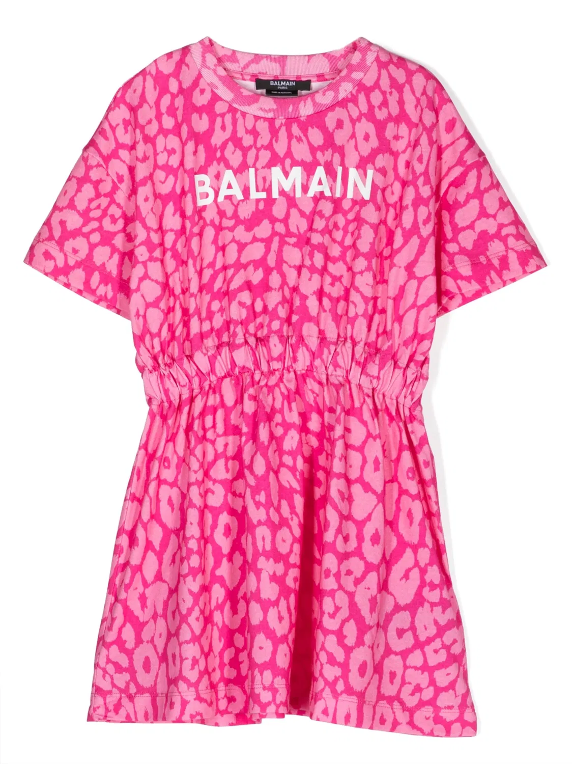 Balmain Платье в леопардовом принте
