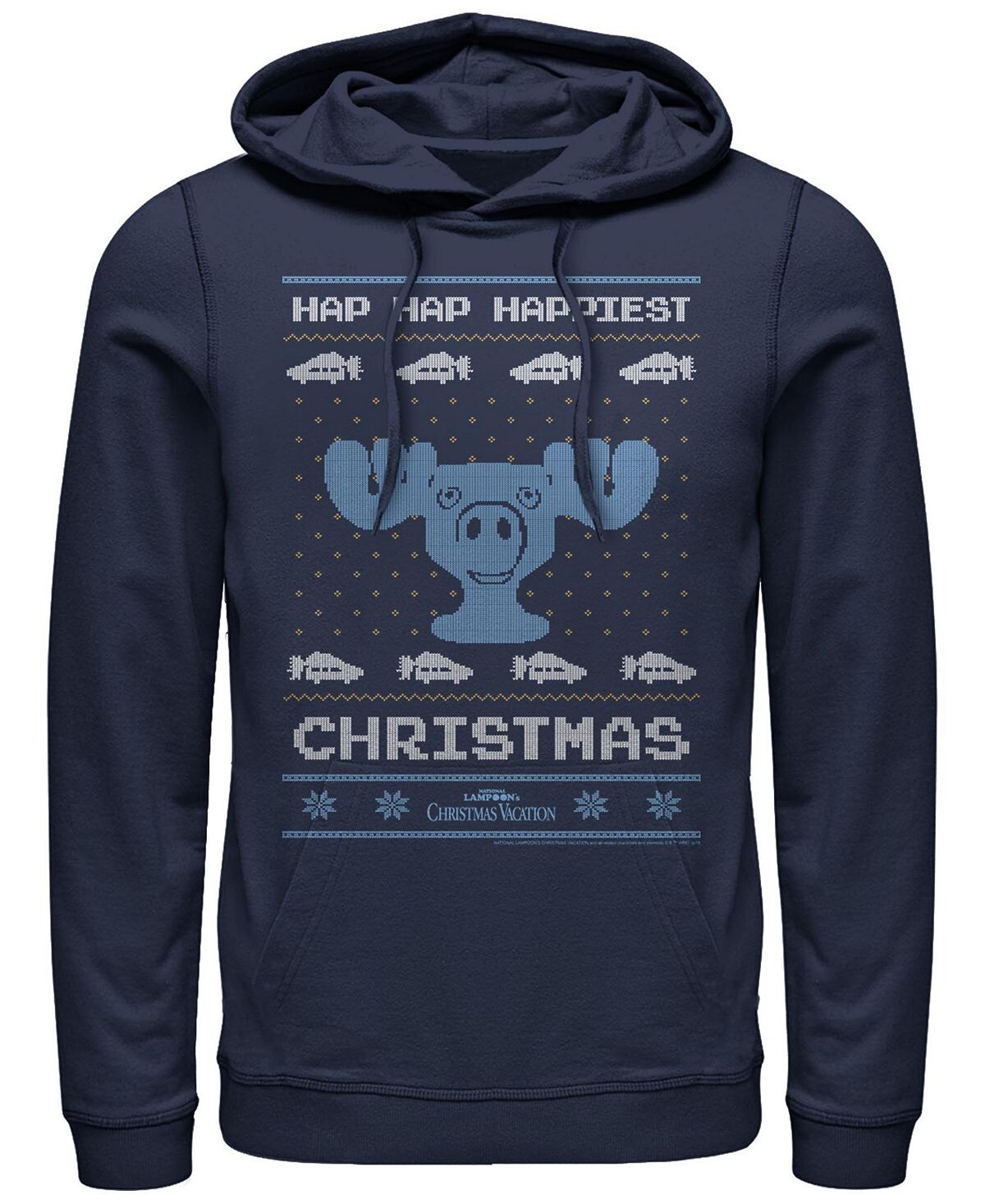 

Мужская толстовка с капюшоном national lampoon christmas vacation hap hap Fifth Sun, синий