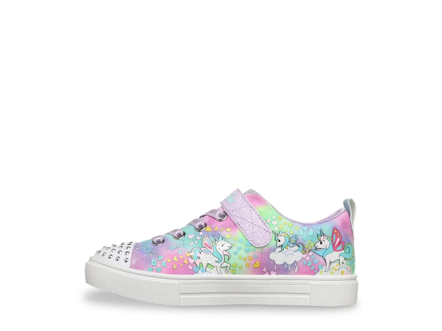 Кроссовки с подсветкой Twinkle Sparks, Skechers, фиолетовый/мультиколор — фото 3