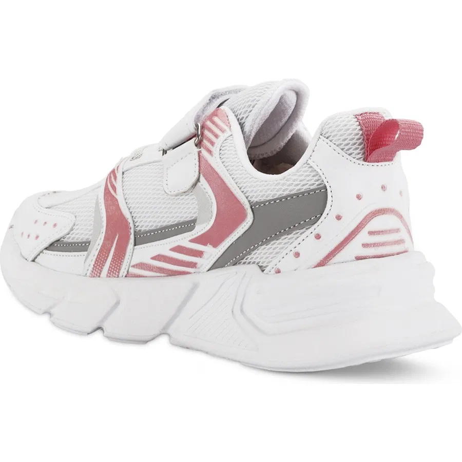 Детские кроссовки с контрастной отделкой KENDALL Slazenger, Бело-розовый — фото 3