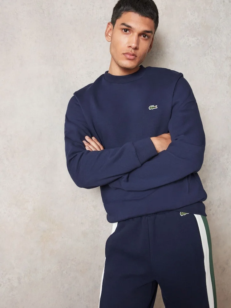 Свитер Lacoste Классический вязаный, синий — фото 2