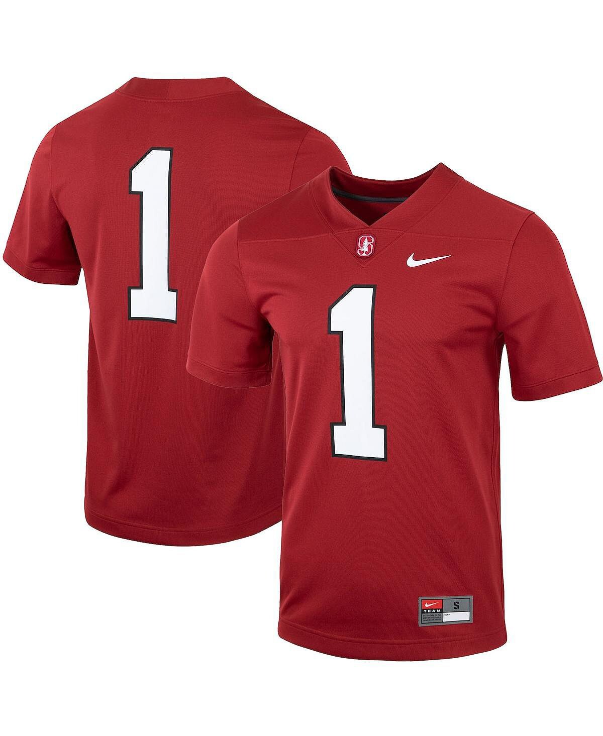 

Мужская футбольная майка cardinal stanford cardinal untouchable номер 1 Nike