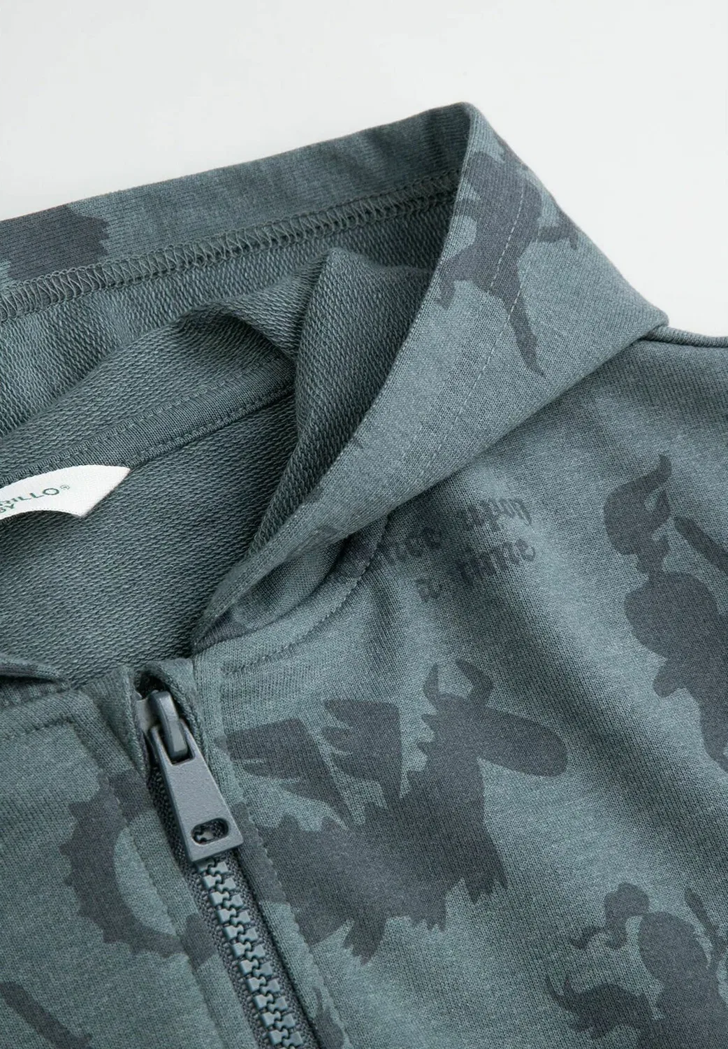 Reissverschluss-Hoodie - толстовка на молнии Coccodrillo, Dark Grey — фото 3