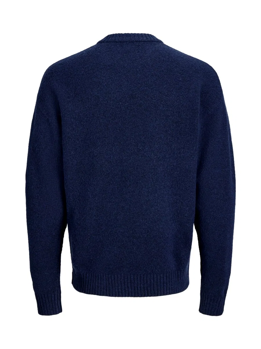 Детский свитер Jack & Jones Junior 'SOHO OLLIE' темно-синего цвета — фото 3