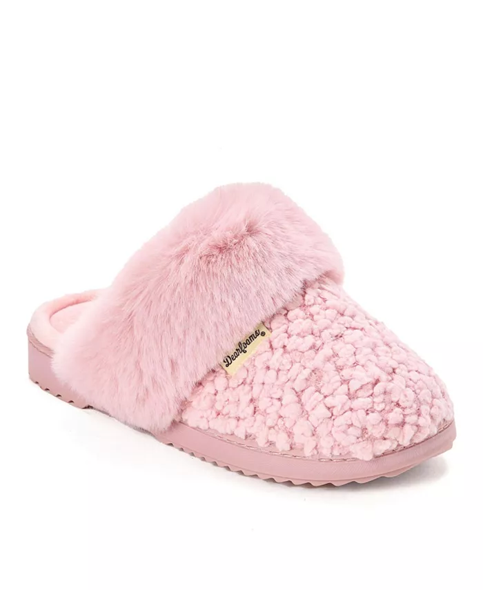 Женские вязаные тапочки Courtney Scuff Dearfoams, розовый