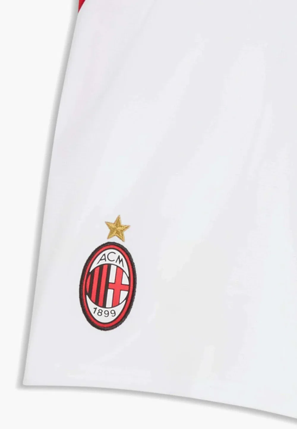 Футбольные шорты AC Milan 26/27, унисекс, клубная одежда Puma, White-For All Time Red — фото 3