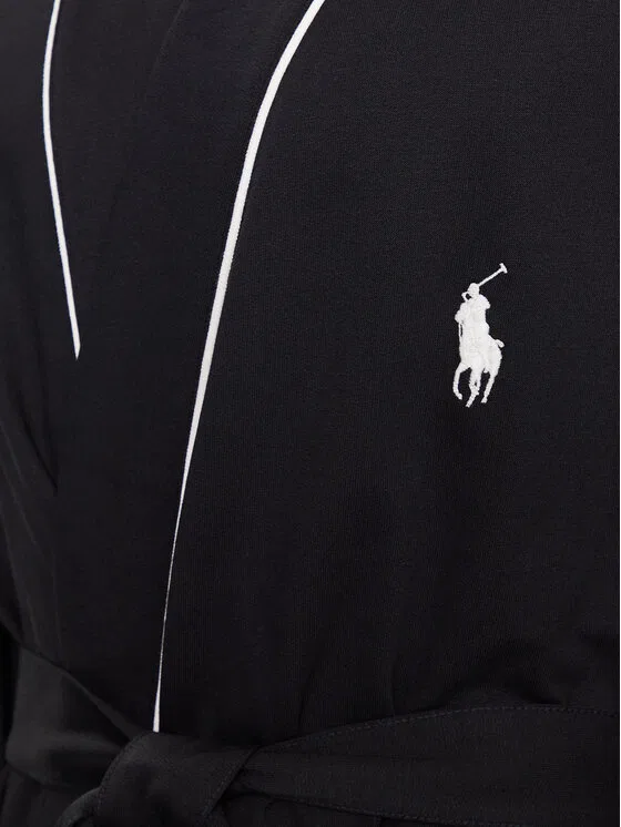 Халат Polo Ralph Lauren, черный — фото 3