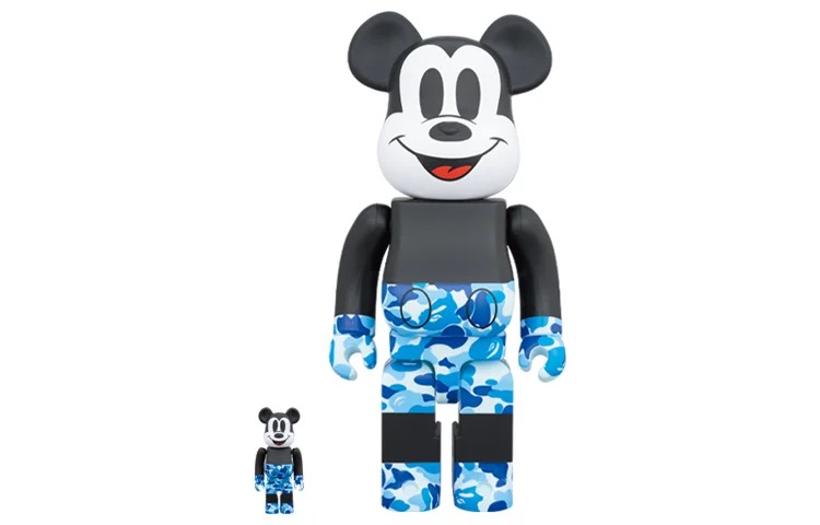 

Виниловая фигурка Be@rbrick Bape Mickey Mouse, 30 см + 7 см