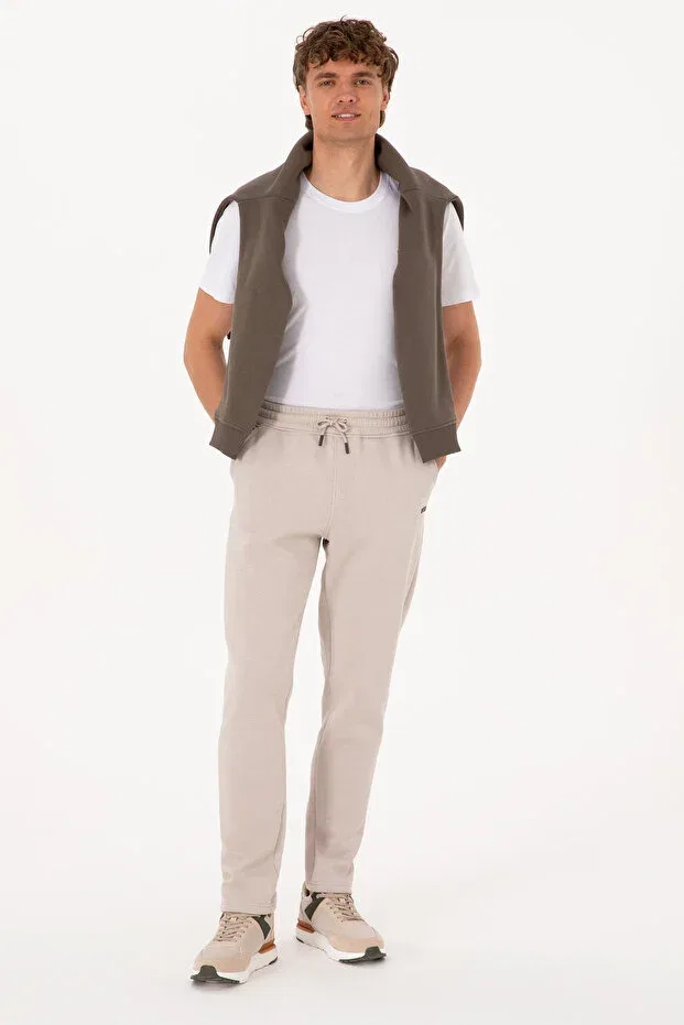 Мужские спортивные штаны на флисе U.S. Polo Assn., Stone