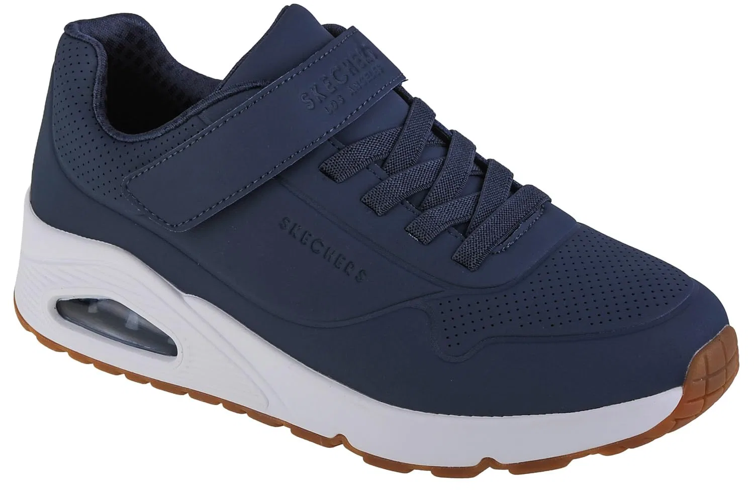 Детские кроссовки для мальчиков с принтом Uno-Air Blitz Skechers, Black — фото 2