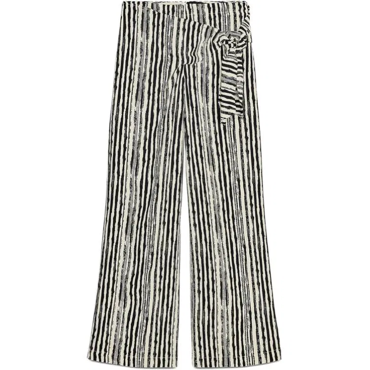 Женские повседневные брюки с полосатым принтом ZARA, Stripes