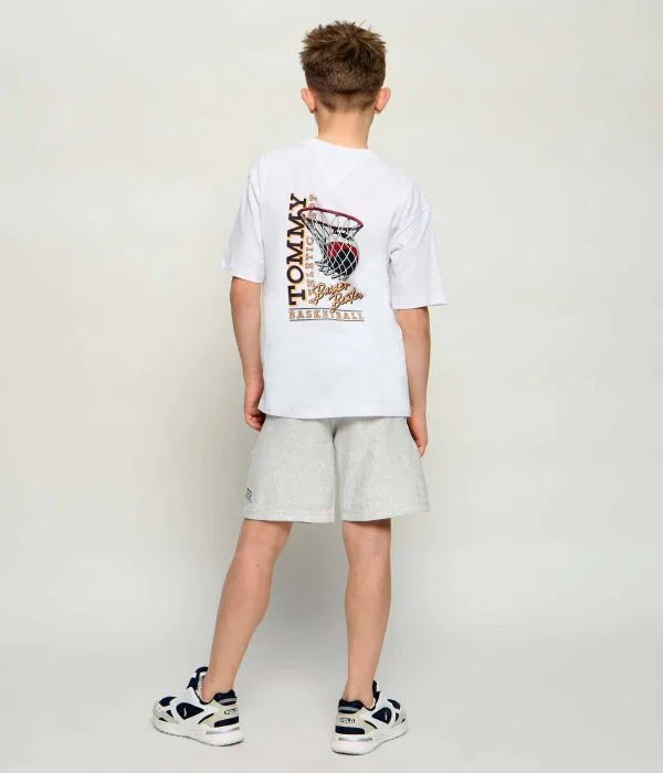 Детская футболка свободного кроя O-Neck Tommy Hilfiger, белый — фото 2