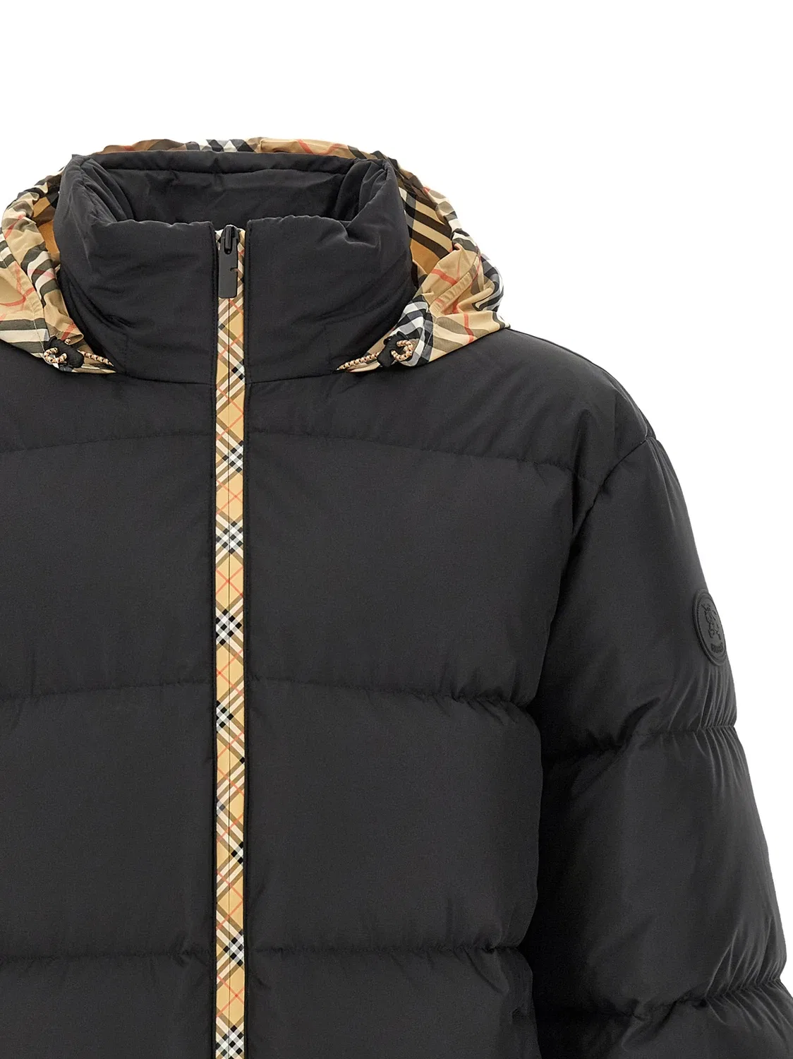 Пуховик Snowdon BURBERRY, черный — фото 4