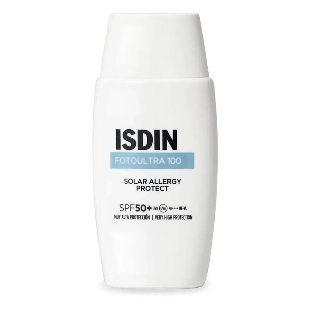 Солнцезащитный крем Solar Allergy Spf50+ 50мл Isdin, прозрачный