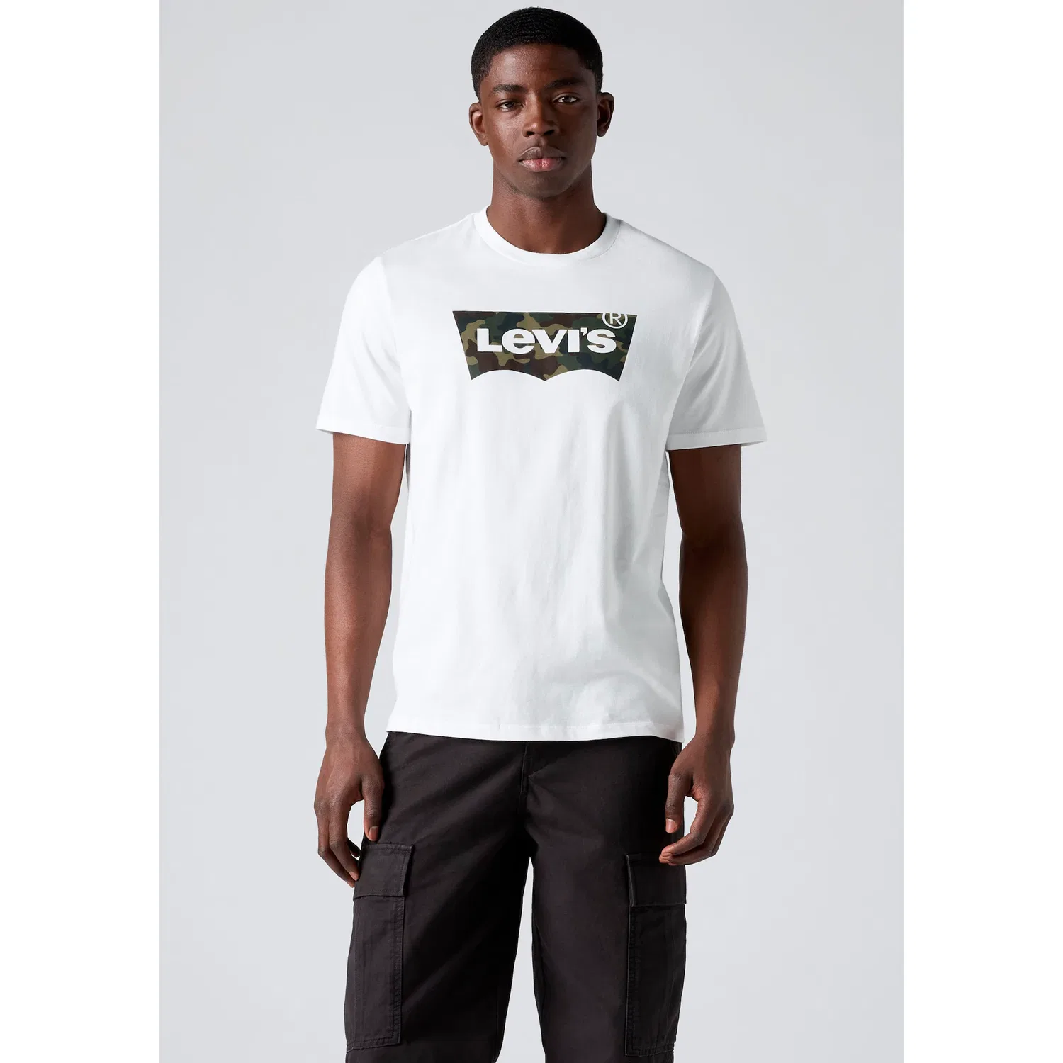 Мужская футболка с логотипом Batwing Levi's, White — фото 3