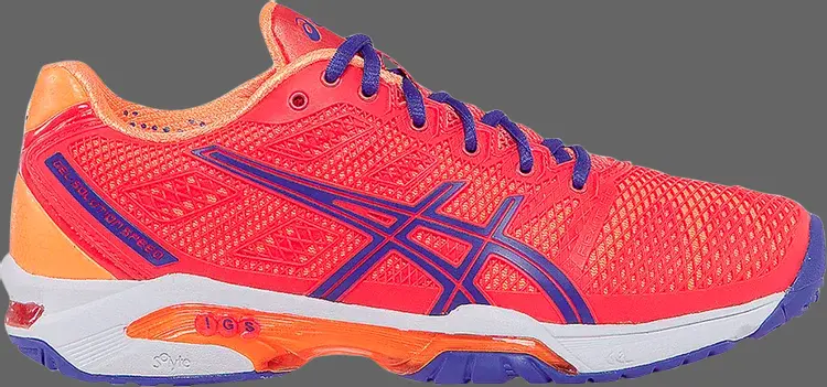 

Кроссовки wmns gel solution speed 2 'hot coral' Asics, красный