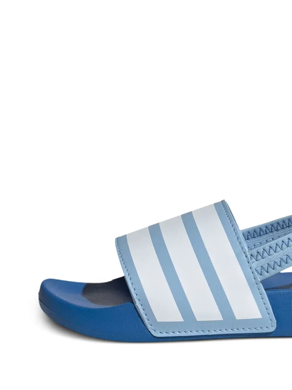 Полосатые сандлаии Adidas Kids, синий — фото 2