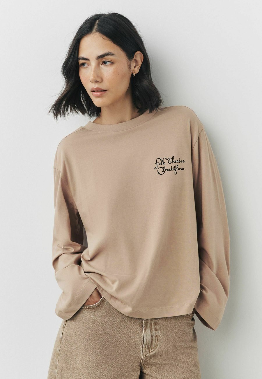 

Топ Next GRAPHIC LONG SLEEVE , Mocha Brown/Brown
