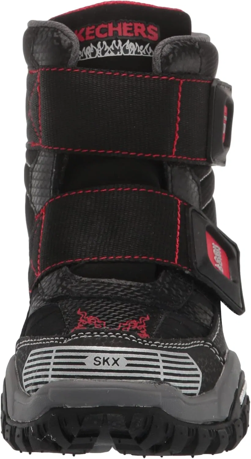 Детские ботинки для мальчиков Turbo Speed Skechers, Black/Charcoal — фото 2