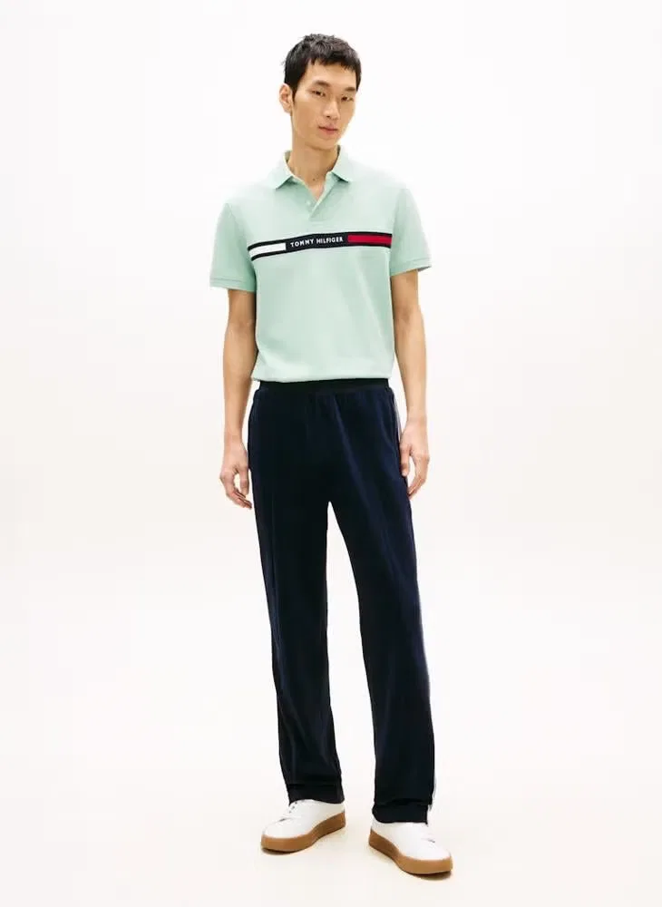 Поло с вышитым логотипом Regular fit Tommy Hilfiger, мятный — фото 4