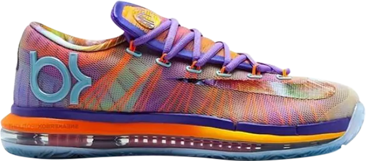 

Кроссовки Nike KD 6 Elite Promo 'EYBL', многоцветный, Коричневый, Кроссовки Nike KD 6 Elite Promo 'EYBL', многоцветный