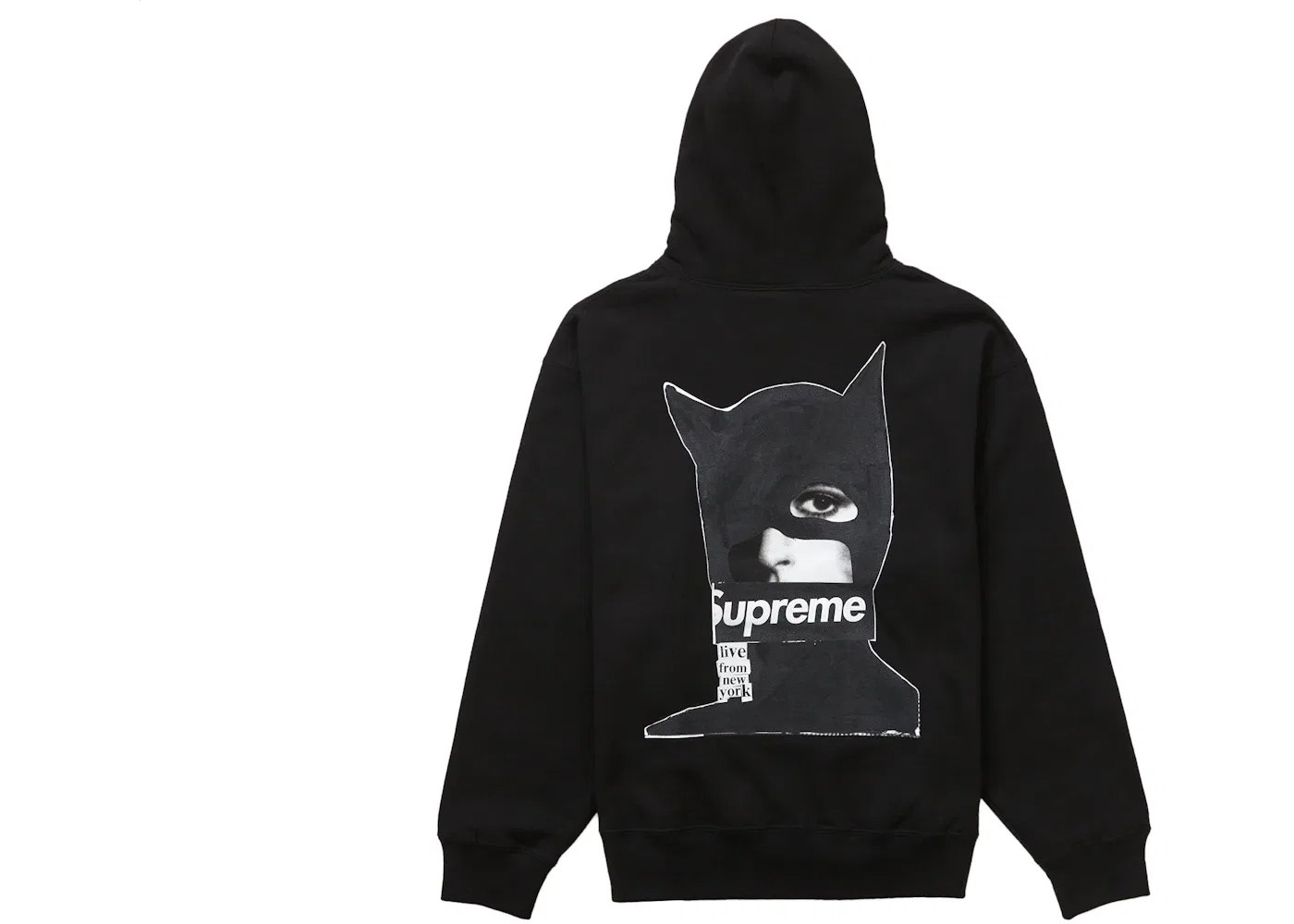 Мужской худи с принтом Supreme Catwoman, Black