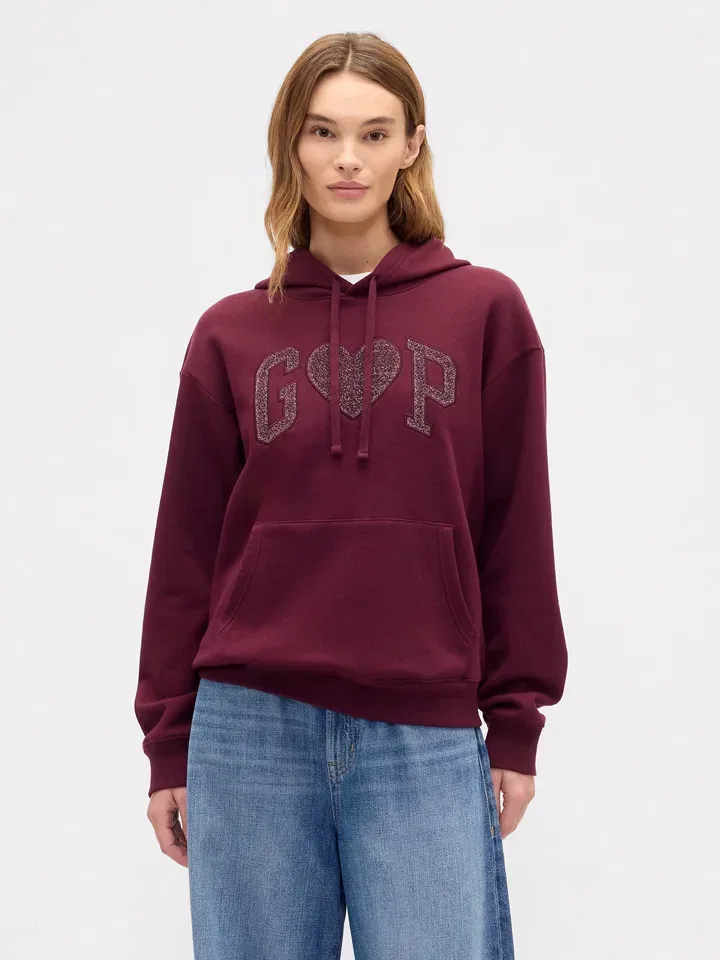 Женское худи с капюшоном GAP, Plum