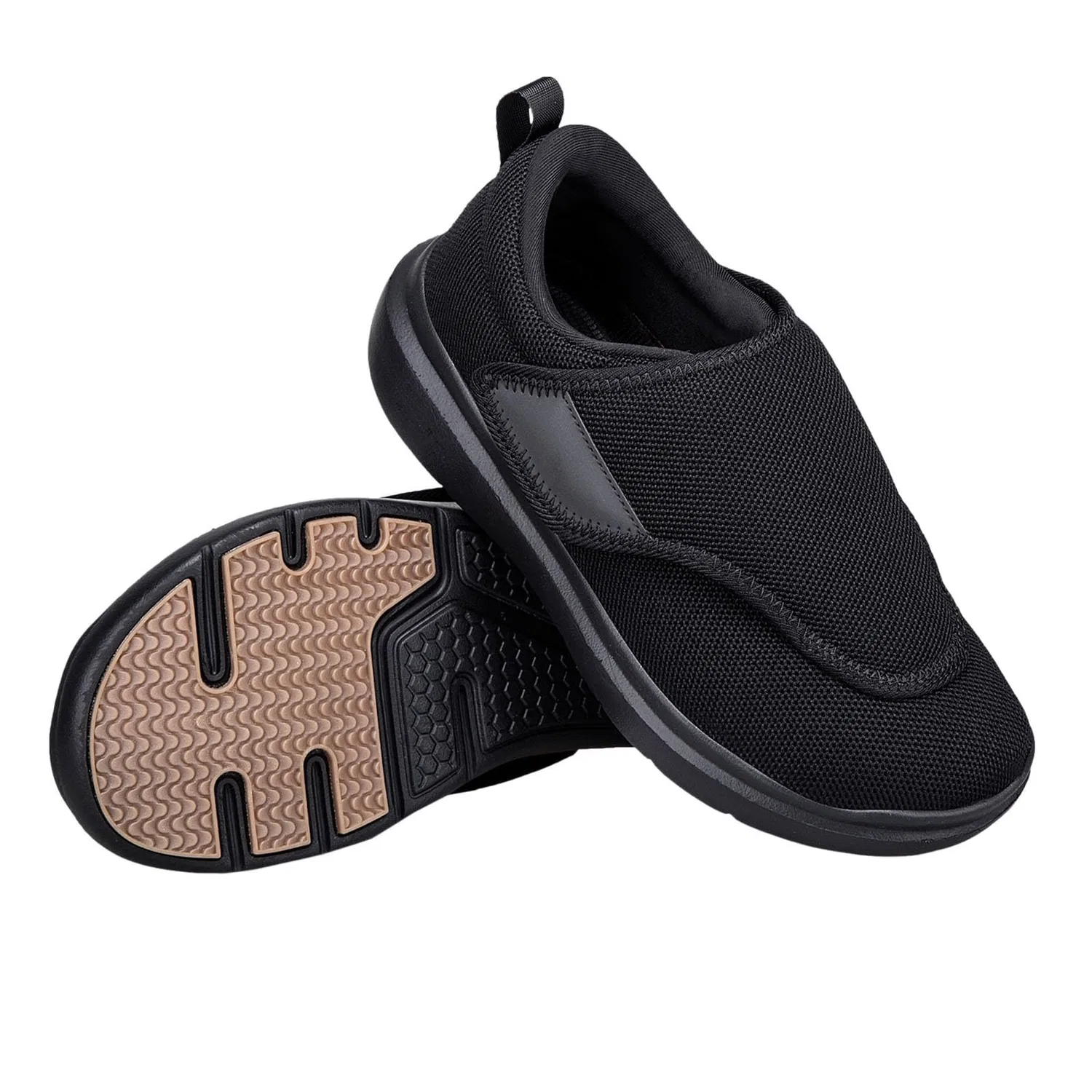 Детские кроссовки из сетки с регулируемой фиксацией Breathable Mesh Trainers, Nero — фото 4
