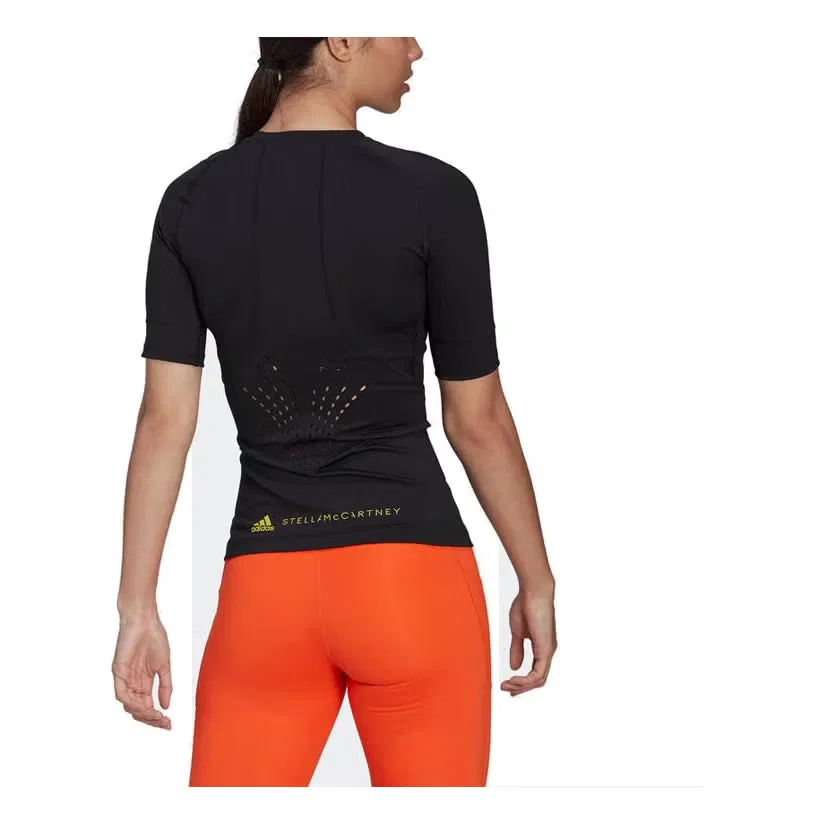 Футболка тренировочная adidas by Stella McCartney Truepurpose, черный — фото 3
