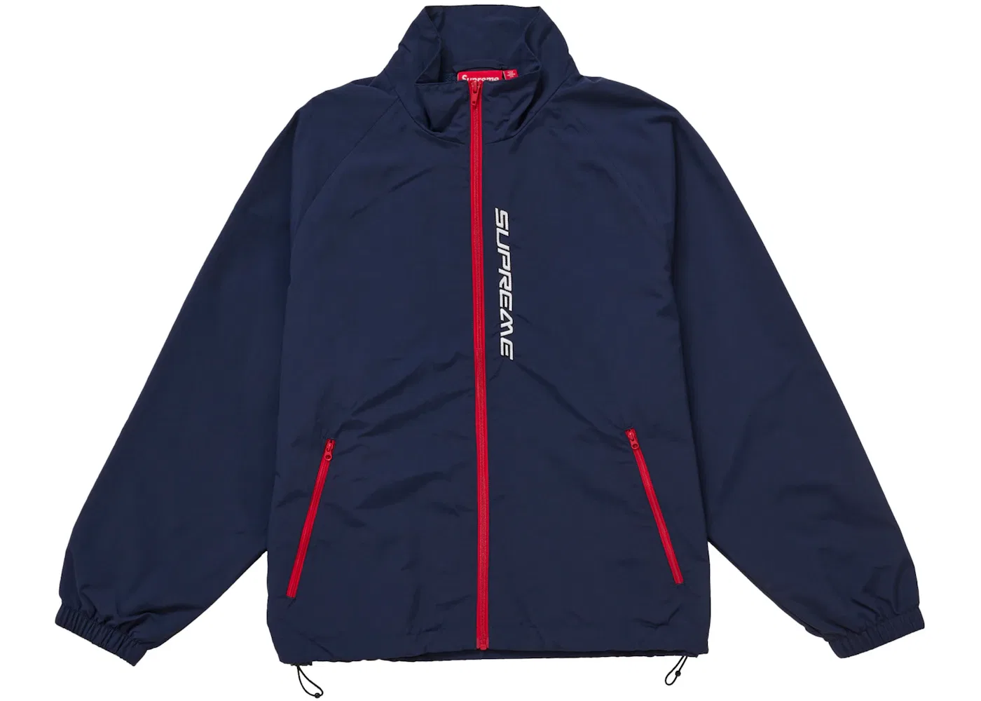 Мужская куртка с контрастной молнией Supreme, Navy