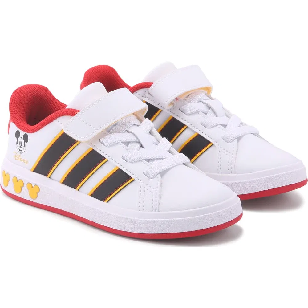 Детские кроссовки Mickey Mouse Grand Court 2.0 Adidas, Black/Mickey Mouse