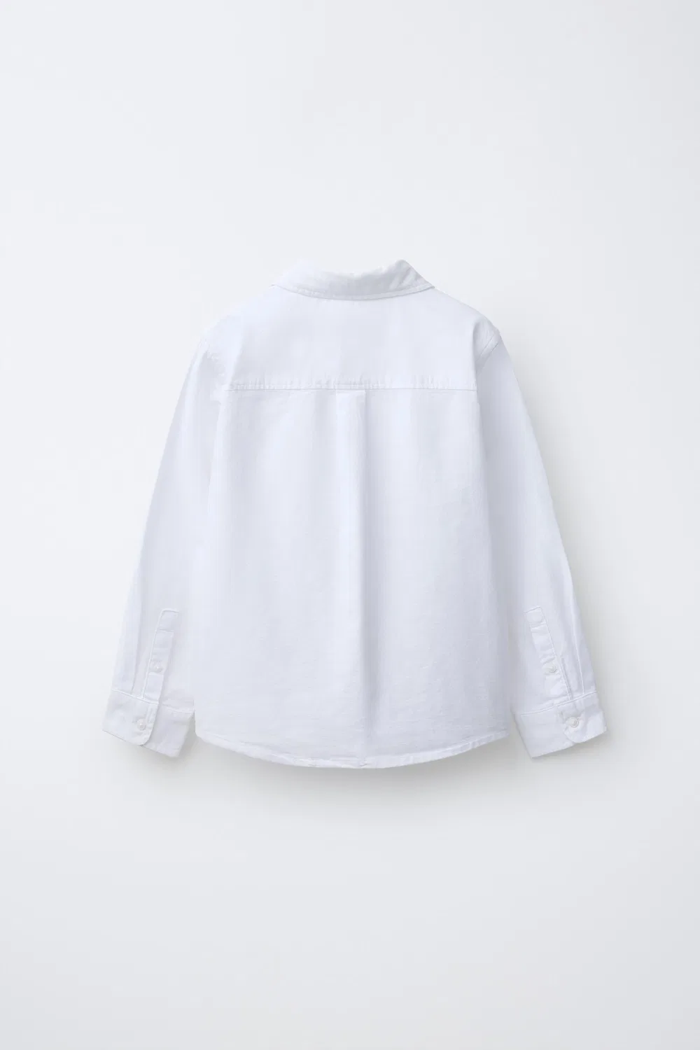 Рубашка с карманом Oxford ZARA, White — фото 2