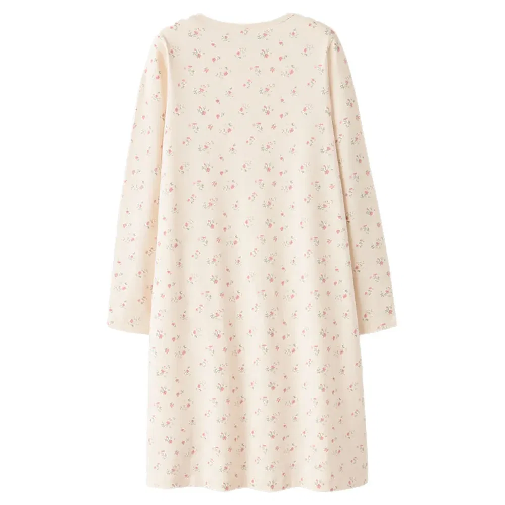 Ночнушка Flower Long Sleeve Name It, бежевый — фото 3