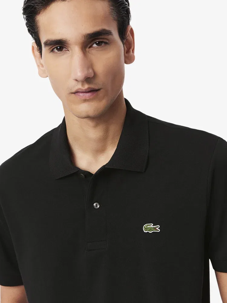 Футболка поло LIGHT, классическая посадка LACOSTE, Black — фото 2