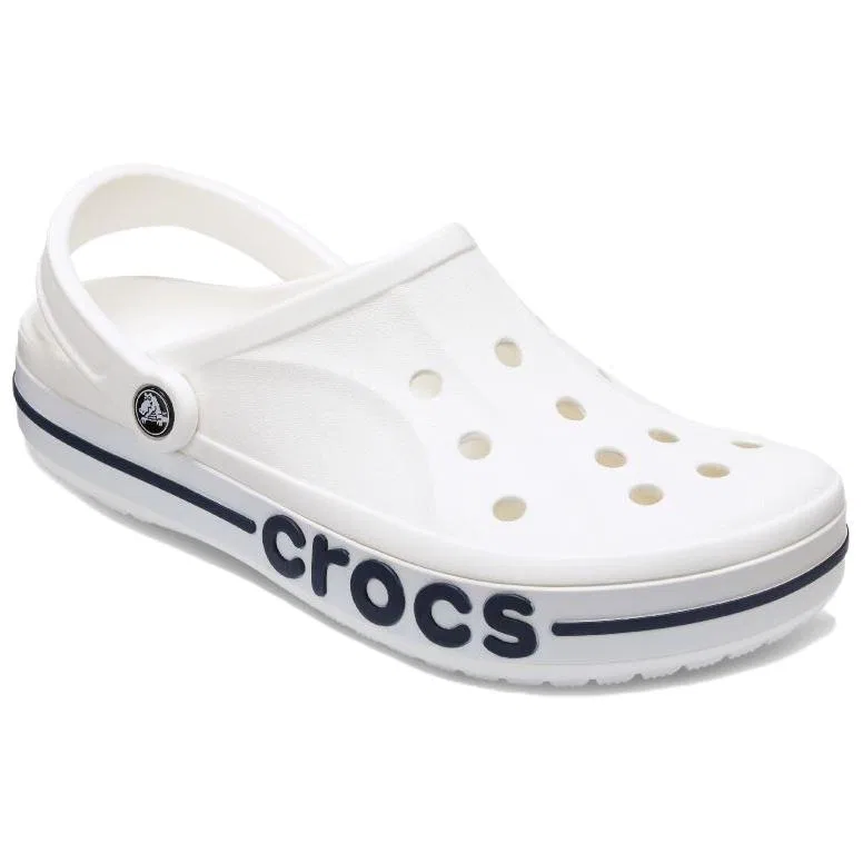 Детские сандалии-клоги с ремешком на пятке Bayaband Crocs, Ecru — фото 3