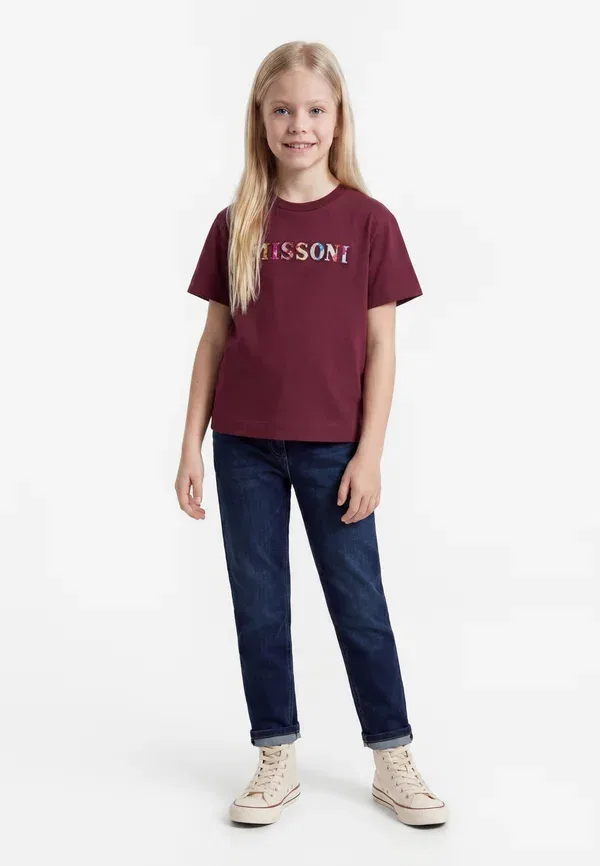 Футболка с принтом Missoni, сливовый