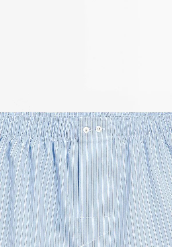 Боксеры хлопковые Boxer shorts Massimo Dutti, light blue, светло-голубой — фото 3