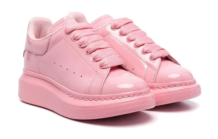 Детские кроссовки для скейтбординга Oversized Alexander McQueen, Pink — фото 3