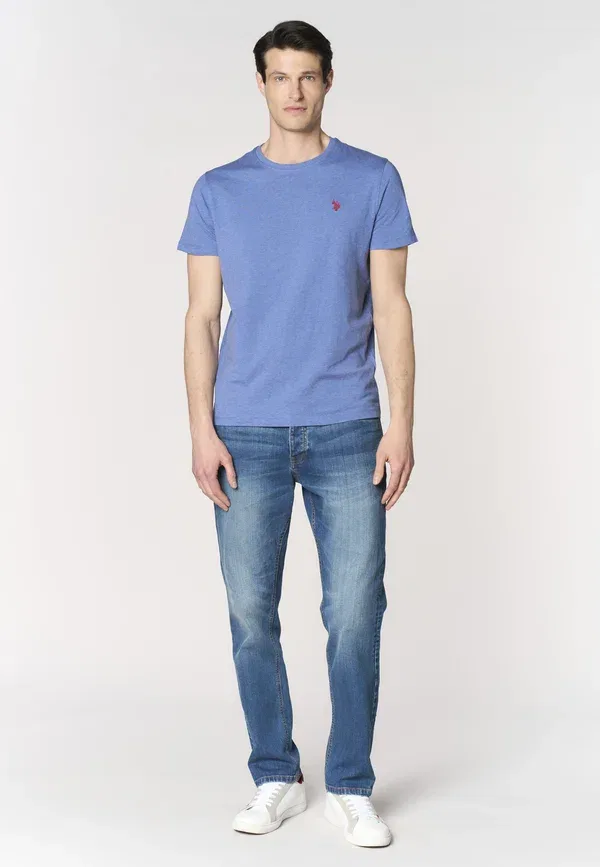 Футболка хлопковая Basic t-shirt U.S. Polo Assn., синий — фото 2
