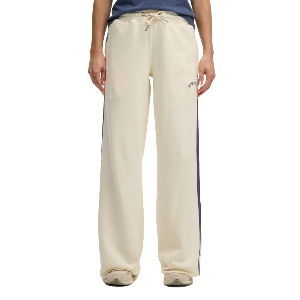 Джоггеры Essential Logo Straight Fit Superdry, бежевый