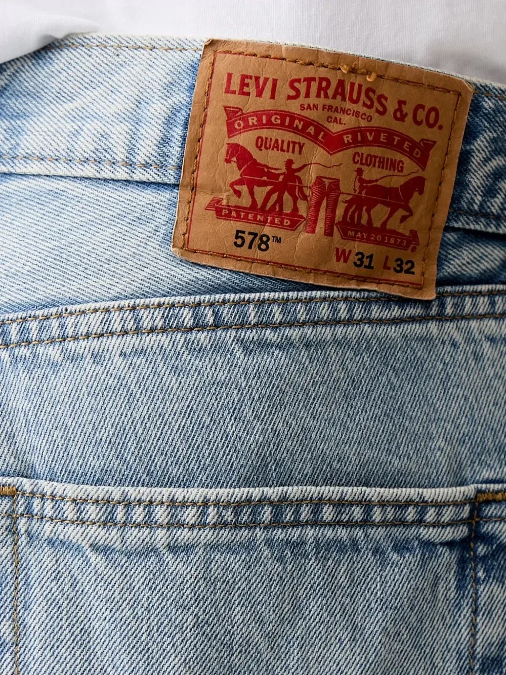 Широкие джинсы Levi'S, синий — фото 4